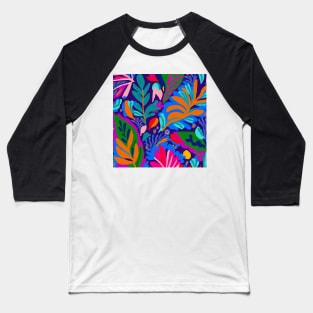 Botanical pattern Baseball T-Shirt